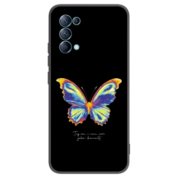Picasee silikónový čierny obal pre OPPO Reno 5 5G - Diamanty Black