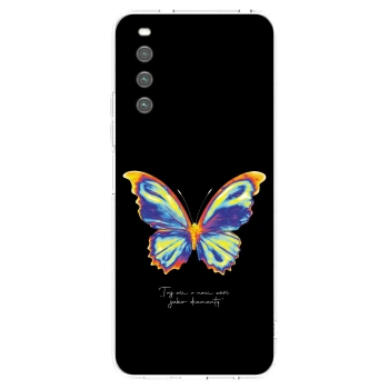 Picasee silikónový prehľadný obal pre Sony Xperia 10 IV 5G - Diamanty Black