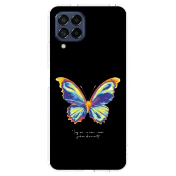 Picasee silikónový prehľadný obal pre Samsung Galaxy M53 5G - Diamanty Black