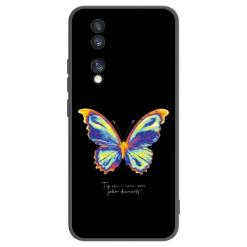Picasee silikónový čierny obal pre Honor 70 - Diamanty Black