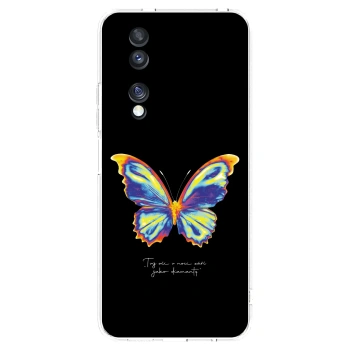 Picasee silikónový prehľadný obal pre Honor 70 - Diamanty Black