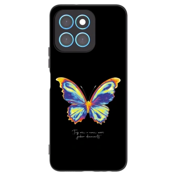 Picasee silikónový čierny obal pre Honor X8 5G - Diamanty Black