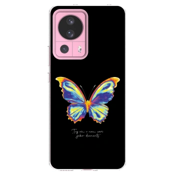 Picasee silikónový prehľadný obal pre Xiaomi 13 Lite - Diamanty Black