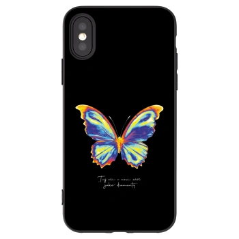 Picasee silikónový čierny obal pre Apple iPhone X/XS - Diamanty Black