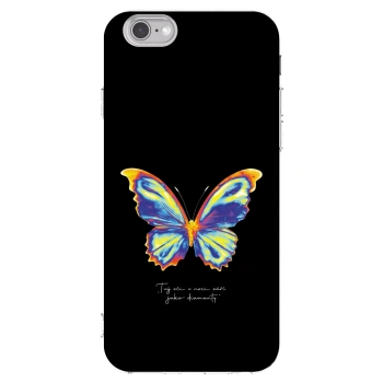 Picasee silikónový prehľadný obal pre Apple iPhone 6/6S - Diamanty Black