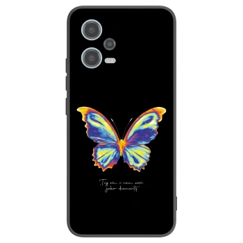 Picasee silikónový čierny obal pre Xiaomi Redmi Note 12 5G - Diamanty Black