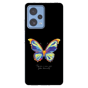 Picasee silikónový prehľadný obal pre Xiaomi Redmi Note 12 Pro 5G - Diamanty Black
