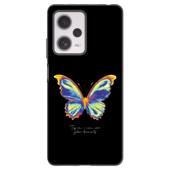 Picasee silikónový čierny obal pre Xiaomi Redmi Note 12 Pro+ 5G - Diamanty Black