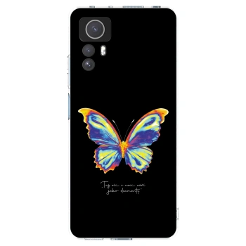 Picasee silikónový prehľadný obal pre Xiaomi Redmi Note 12S - Diamanty Black