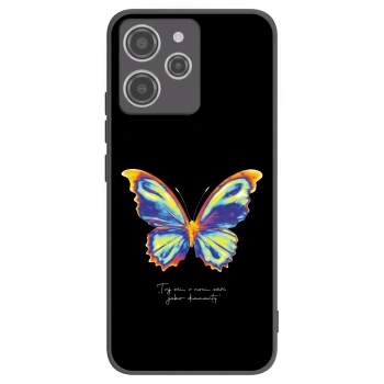 Picasee silikónový čierny obal pre Xiaomi Redmi 12 4G - Diamanty Black