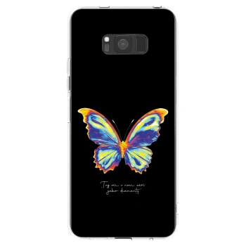 Picasee silikónový prehľadný obal pre Samsung Galaxy S8 G950F - Diamanty Black