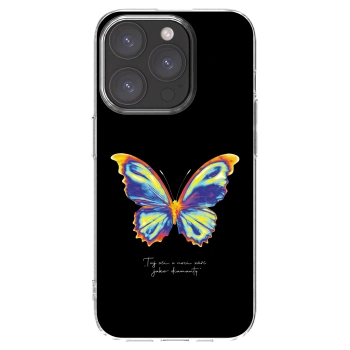 Picasee silikónový prehľadný obal pre Apple iPhone 15 Pro - Diamanty Black