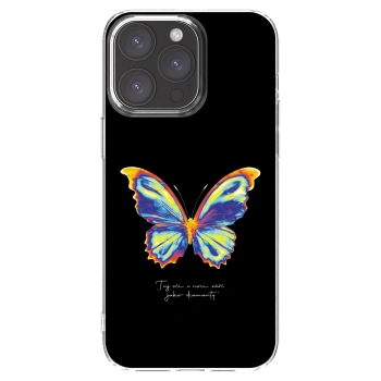 Picasee silikónový prehľadný obal pre Apple iPhone 15 Pro Max - Diamanty Black
