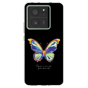 Picasee silikónový prehľadný obal pre Xiaomi 13T - Diamanty Black