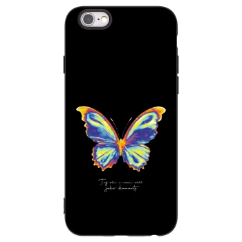 Picasee silikónový čierny obal pre Apple iPhone 6/6S - Diamanty Black
