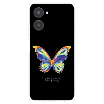 Picasee silikónový prehľadný obal pre Realme 10 4G - Diamanty Black