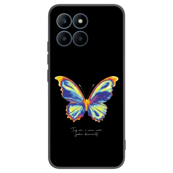 Picasee silikónový čierny obal pre Honor 70 Lite - Diamanty Black