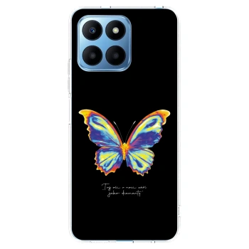 Picasee silikónový prehľadný obal pre Honor 70 Lite - Diamanty Black