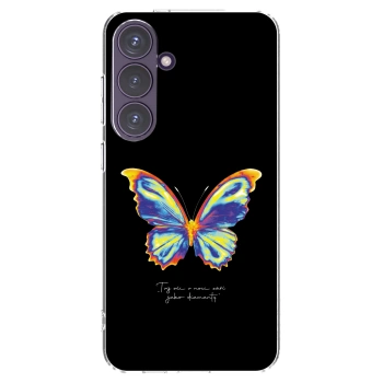 Picasee silikónový prehľadný obal pre Samsung Galaxy S24+ S926B 5G - Diamanty Black