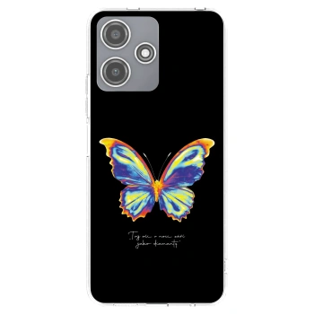Picasee silikónový prehľadný obal pre Xiaomi Redmi 12 5G - Diamanty Black