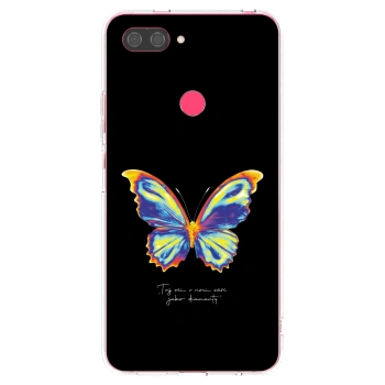 Picasee silikónový prehľadný obal pre Xiaomi Mi 8 Lite - Diamanty Black