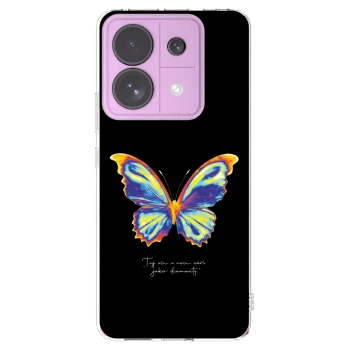 Picasee silikónový prehľadný obal pre Xiaomi Redmi Note 13 Pro 5G - Diamanty Black