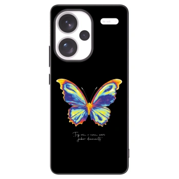 Picasee silikónový čierny obal pre Xiaomi Redmi Note 13 Pro+ 5G - Diamanty Black