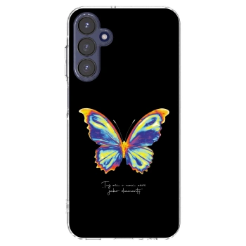 Picasee silikónový prehľadný obal pre Samsung Galaxy A15 A155F 4G - Diamanty Black