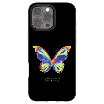 Picasee silikónový čierny obal pre Apple iPhone 16 Pro Max - Diamanty Black