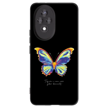 Picasee silikónový čierny obal pre Honor 200 Pro 5G - Diamanty Black