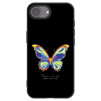 Picasee silikónový čierny obal pre Apple iPhone 16e - Diamanty Black