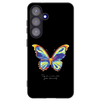Picasee silikónový čierny obal pre Samsung Galaxy S25 5G - Diamanty Black