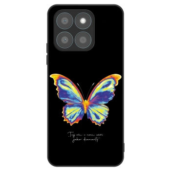 Obal pre Honor X8c - Diamanty Black