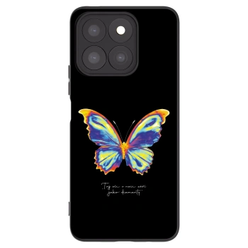 Picasee silikónový čierny obal pre Honor X8c - Diamanty Black