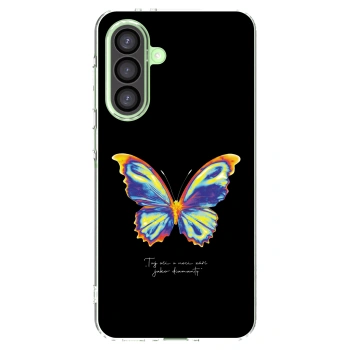 Picasee silikónový prehľadný obal pre Samsung Galaxy A26 5G A266B - Diamanty Black