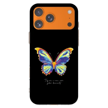 Picasee silikónový prehľadný obal pre Apple iPhone 17 Pro Max - Diamanty Black