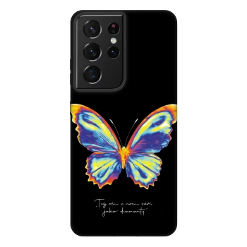 Picasee Fashion Case pre Samsung Galaxy S21 Ultra 5G G998B - Diamanty Black