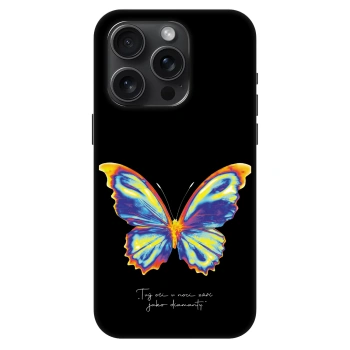 Obal pre Apple iPhone 15 Pro - Diamanty Black