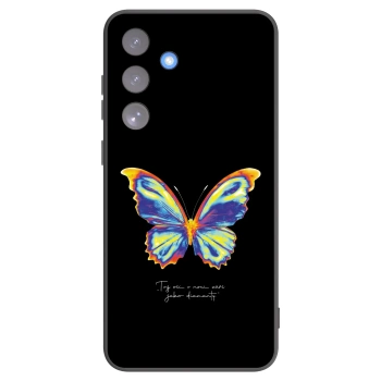 Picasee silikónový čierny obal pre Samsung Galaxy S25 FE 5G - Diamanty Black
