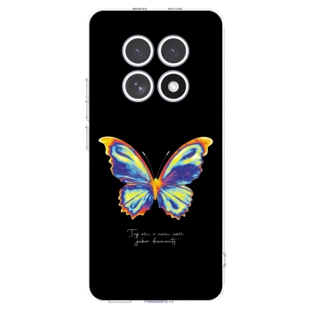 Picasee silikónový prehľadný obal pre Xiaomi Redmi Note 15 - Diamanty Black