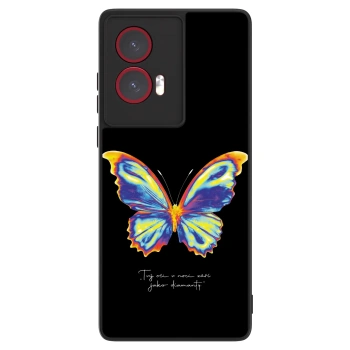 Obal pre Motorola Edge 50 Fusion - Diamanty Black