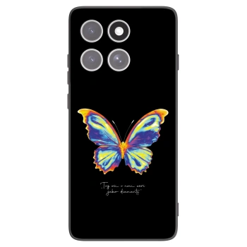 Picasee silikónový čierny obal pre Motorola Edge 60 Fusion - Diamanty Black