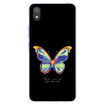 Picasee silikónový prehľadný obal pre Xiaomi Redmi 7A - Diamanty Black