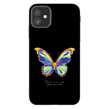 Picasee silikónový prehľadný obal pre Apple iPhone 11 - Diamanty Black