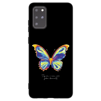 Picasee silikónový čierny obal pre Samsung Galaxy S20+ G985F - Diamanty Black