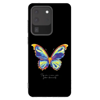 Picasee silikónový prehľadný obal pre Samsung Galaxy S20 Ultra 5G G988F - Diamanty Black