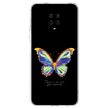 Picasee silikónový prehľadný obal pre Xiaomi Redmi Note 9 Pro - Diamanty Black