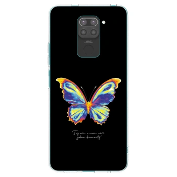 Picasee silikónový čierny obal pre Xiaomi Redmi Note 9 - Diamanty Black