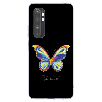 Picasee silikónový prehľadný obal pre Xiaomi Mi Note 10 Lite - Diamanty Black
