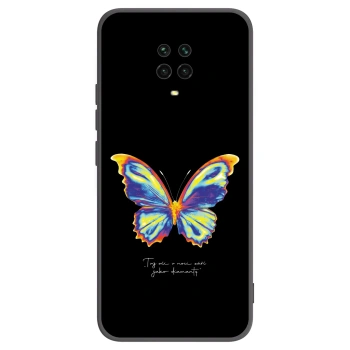 Picasee silikónový čierny obal pre Xiaomi Redmi Note 9S - Diamanty Black
